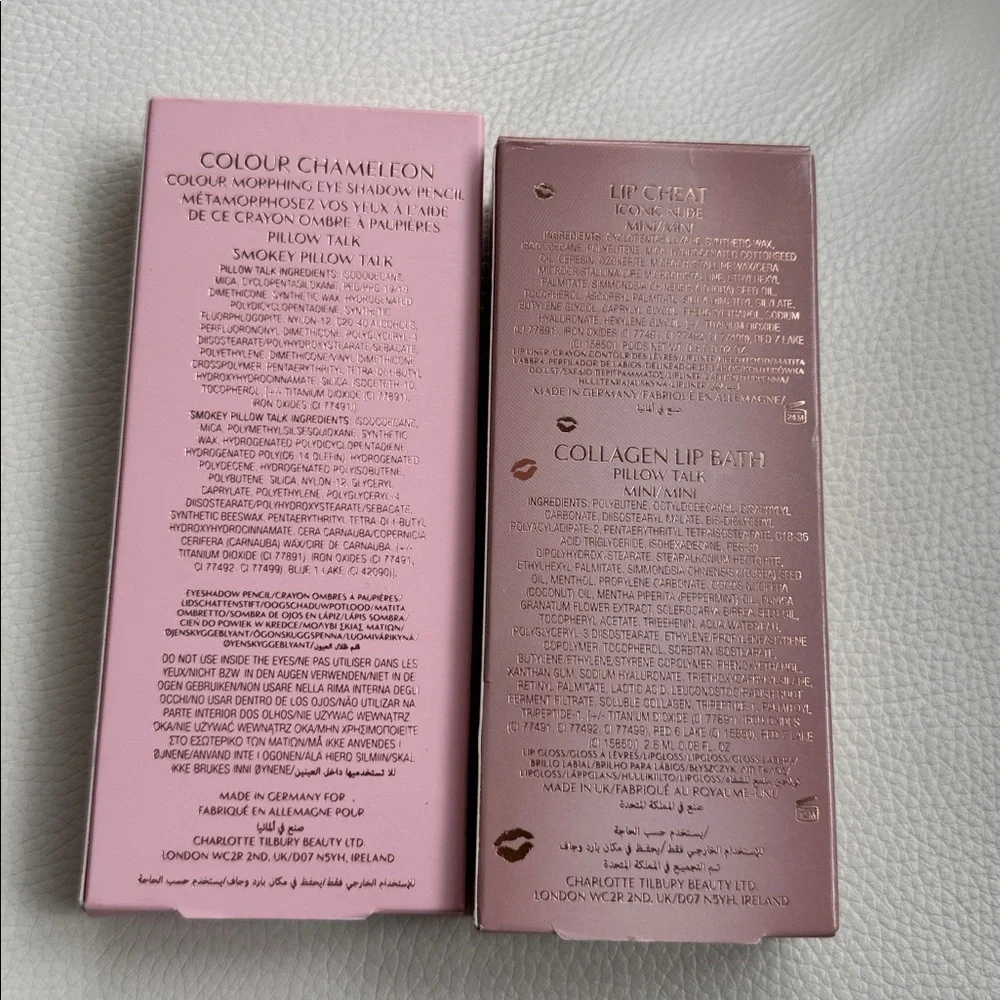 Charlotte Tilbury Eye Enhancing Kit And Nude‎ Pink Glossy Bundle